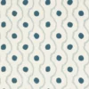 blue spotted wallpaper from harlequin
