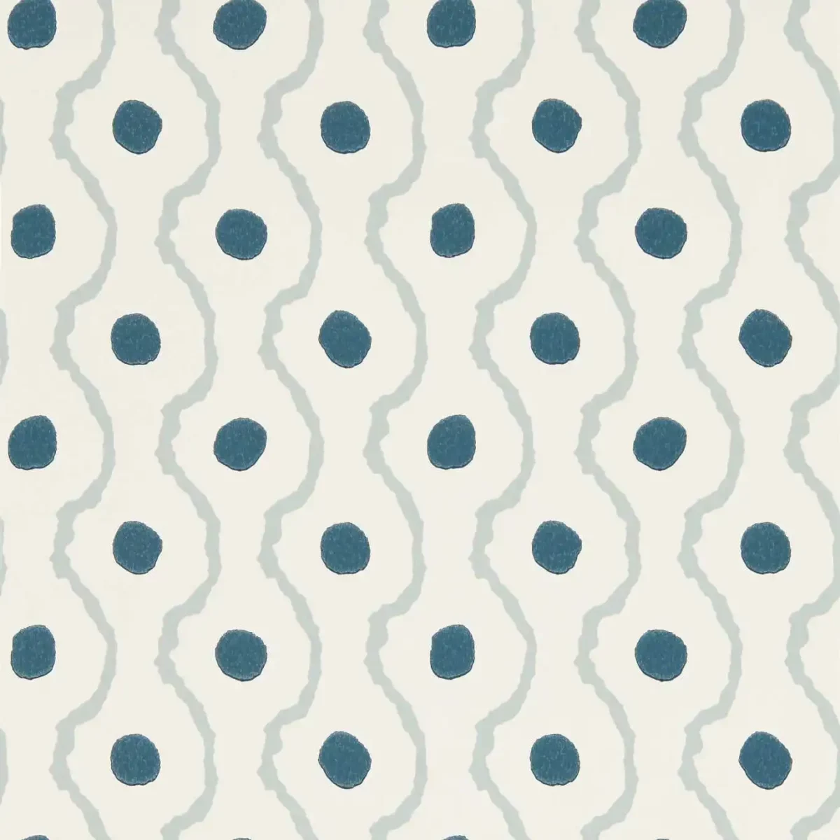 Connor Wallcovering - Glacier / Pacific by blue spotted wallpaper from harlequin