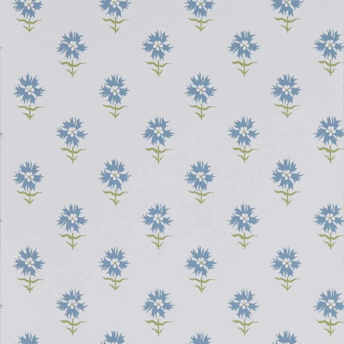 blue botanical wallpaper from harlequin