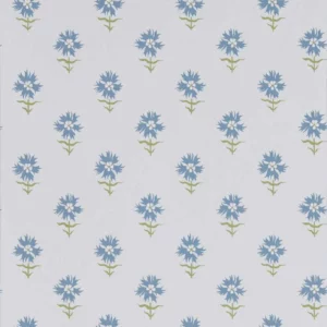 blue botanical wallpaper from harlequin