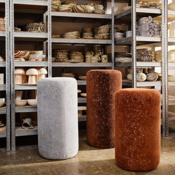Bonseki Fabric - Terracotta by Bonseki Fabric - Terracotta from
