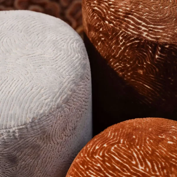 Bonseki Fabric - Terracotta by Bonseki Fabric - Terracotta from