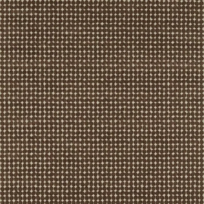 Loopy Spot Fabric -  Chocolate swatch