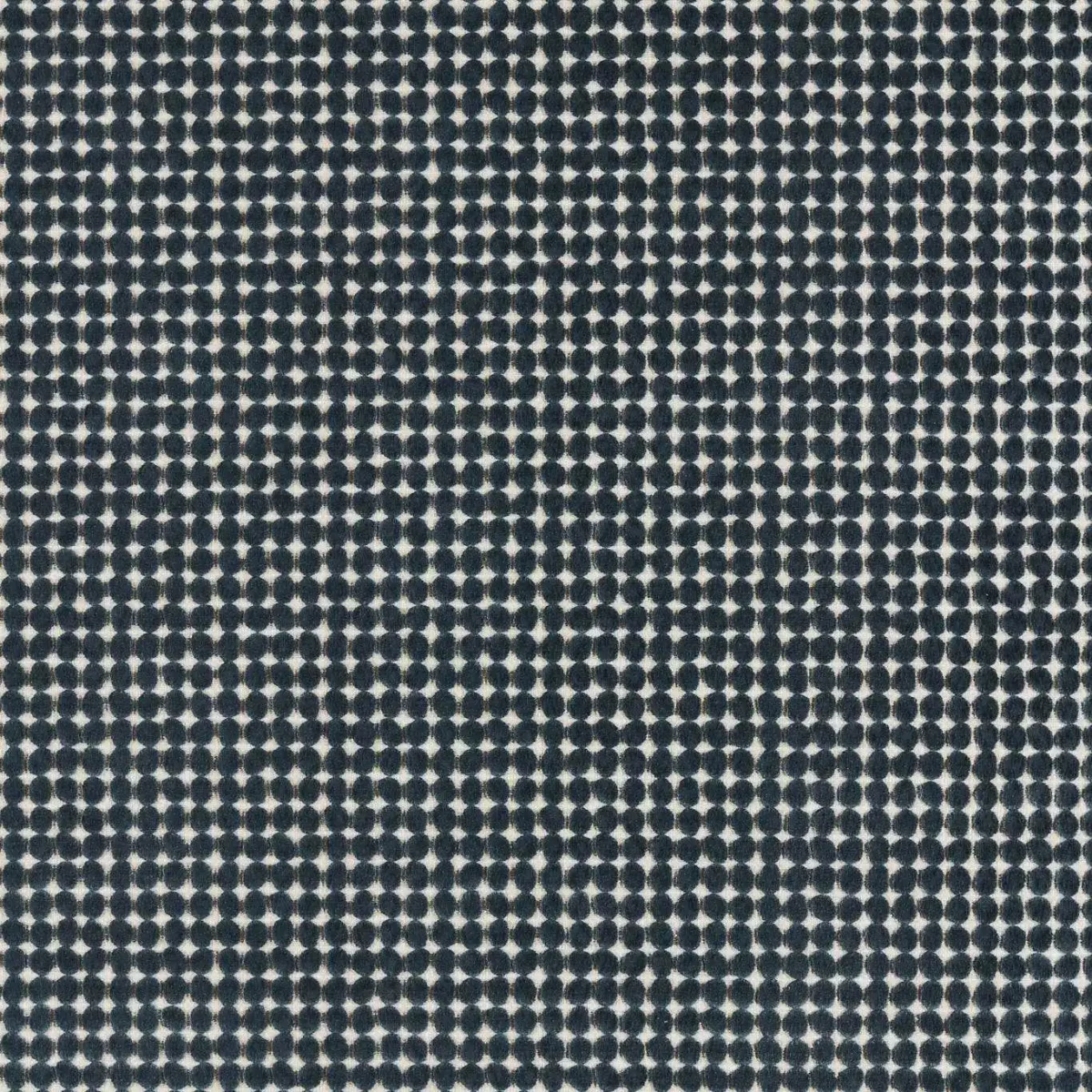 Loopy Spot Fabric - Pacific by blue geometric velvet-chenille fabric from Harlequin