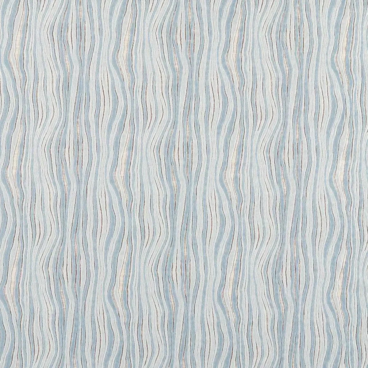 blue striped velvet-chenille fabric from Harlequin
