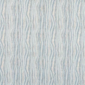 blue striped velvet-chenille fabric from Harlequin