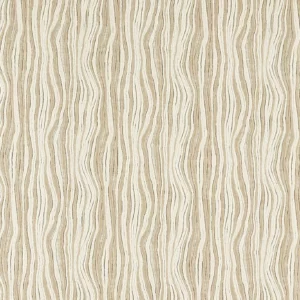 white striped velvet-chenille fabric from Harlequin