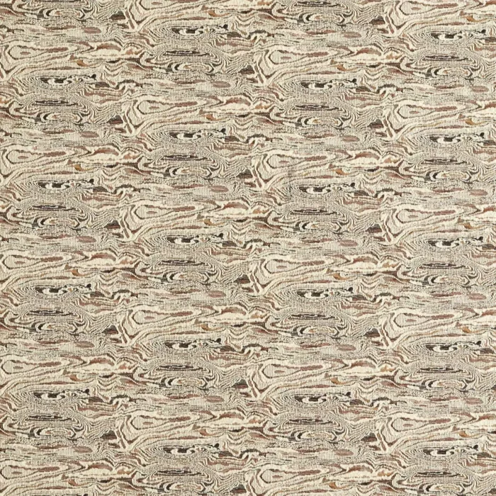 Marble Tapestry Fabric -  Chocolate swatch