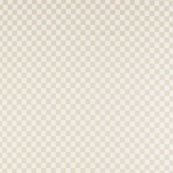 Blenets Check Mini Fabric - Oatmeal by white checked cotton fabric from Harlequin