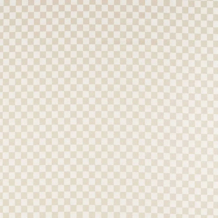 Blenets Check Mini Fabric -  Oatmeal swatch