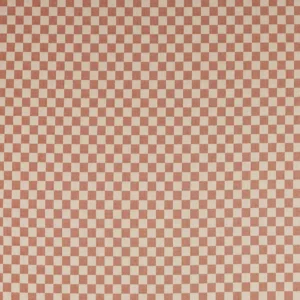 orange checked cotton fabric from Harlequin