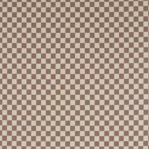 brown checked cotton fabric from Harlequin