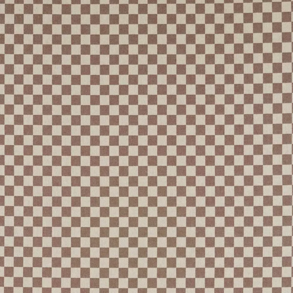 brown checked cotton fabric from Harlequin