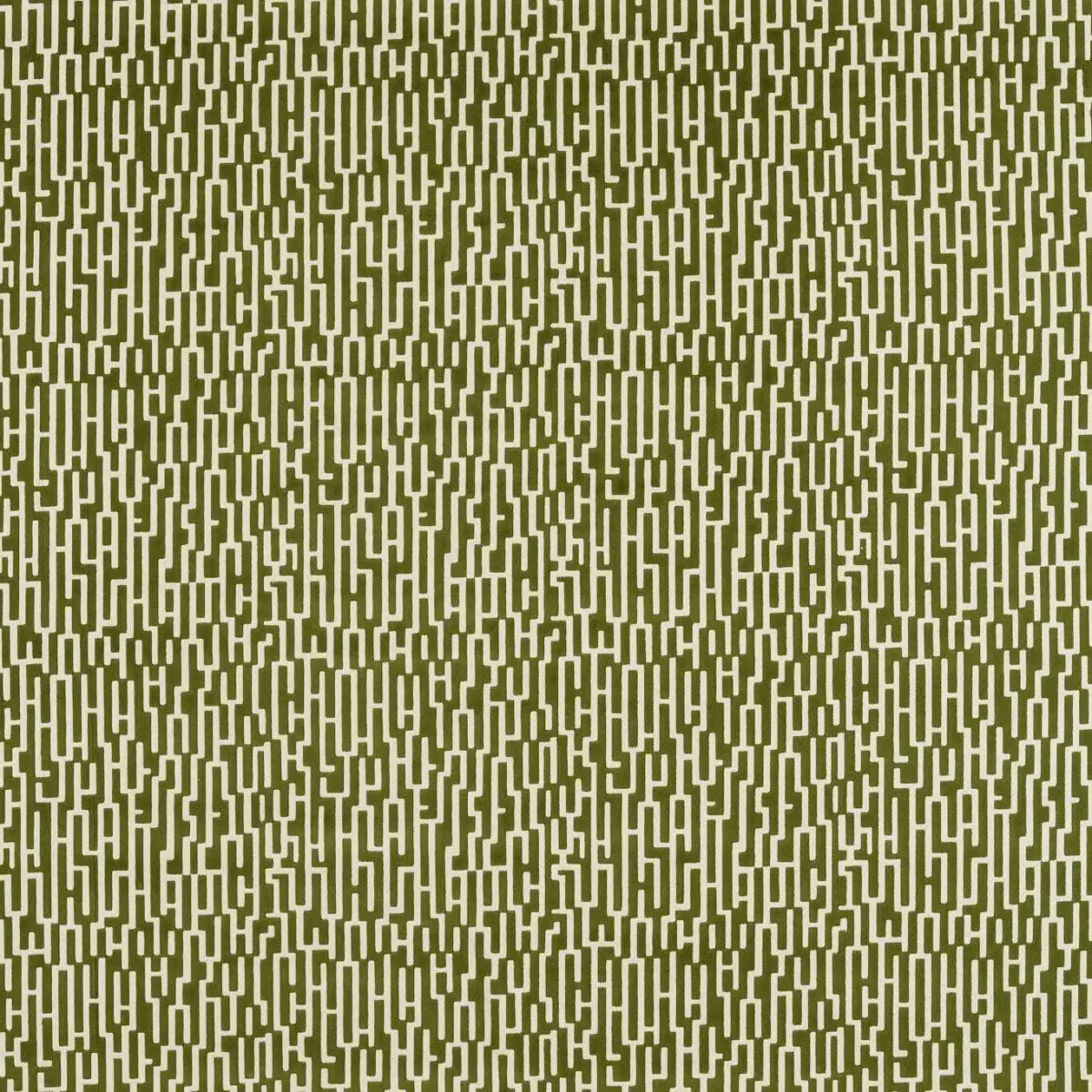 green contemporary jacquard fabric from Harlequin