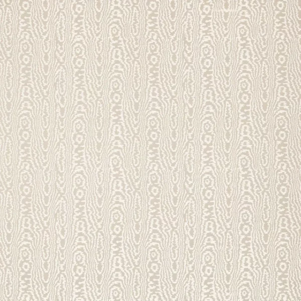 Elsworthy Fabric - Limestone by white botanical jacquard fabric from Harlequin