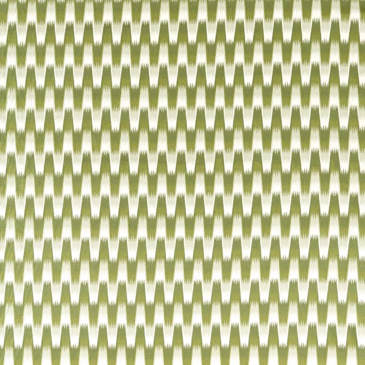 Southborough Fabric - Matcha by green striped embroideried fabric from Harlequin