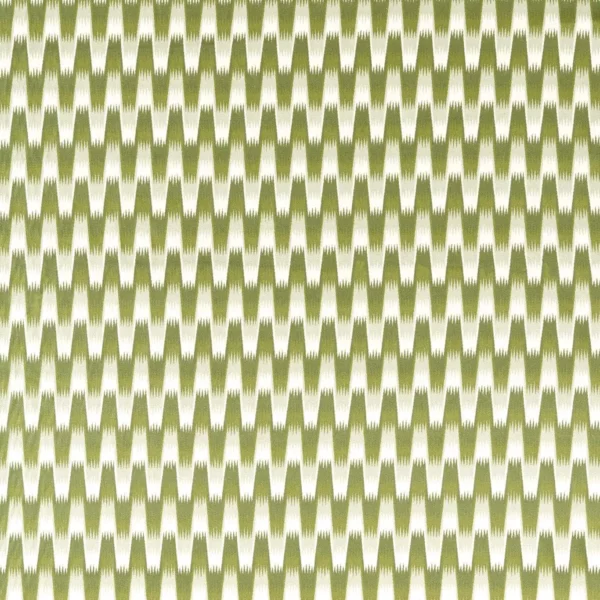 Southborough Fabric - Matcha by green striped embroideried fabric from Harlequin