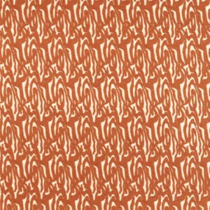 orange contemporary embroideried fabric from Harlequin