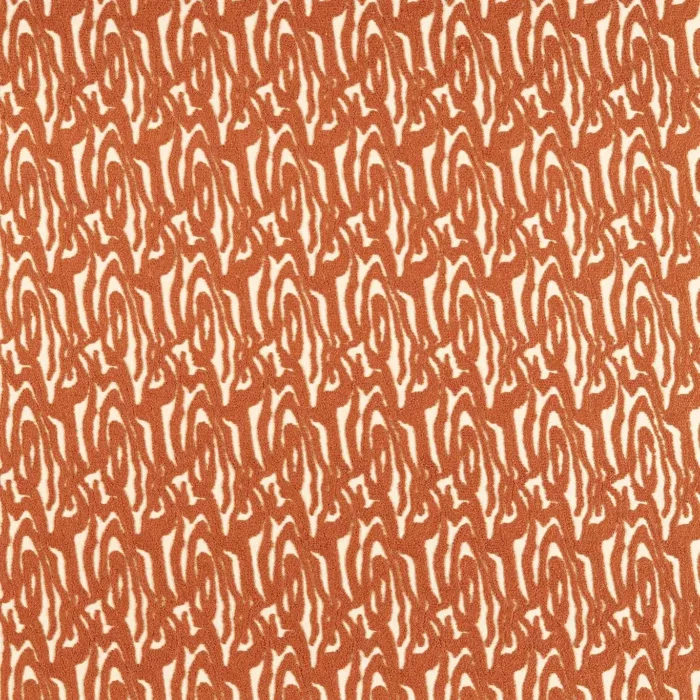 Marble Wave Fabric -  Terracotta swatch