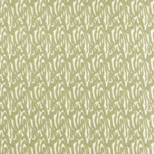 green contemporary embroideried fabric from Harlequin