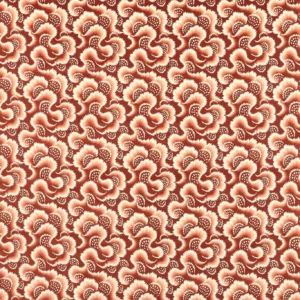 pink botanical velvet-chenille fabric from Harlequin