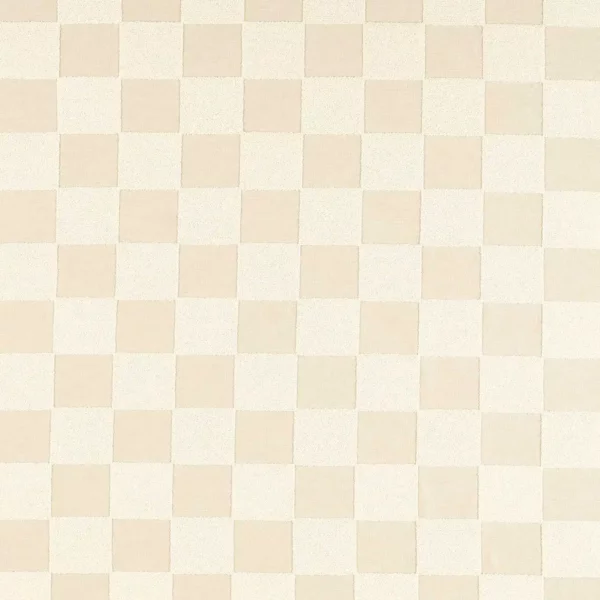 Blenets Check Fabric - Oatmeal by white checked embroideried fabric from Harlequin