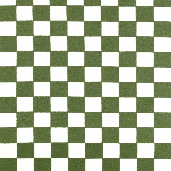 green checked embroideried fabric from Harlequin