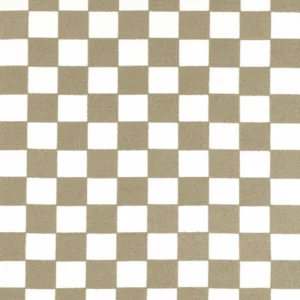 neutral checked embroideried fabric from Harlequin