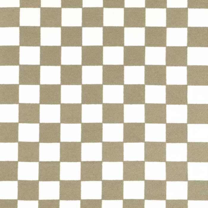 Blenets Check Fabric -  Limestone swatch