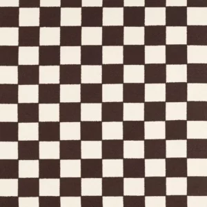 brown checked embroideried fabric from Harlequin