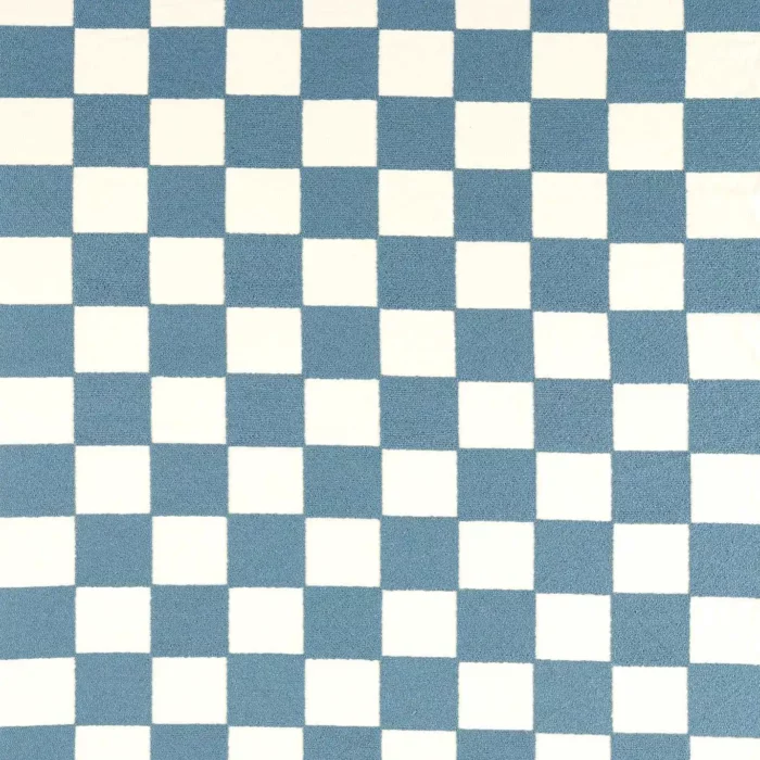Blenets Check Fabric -  Atlantic swatch