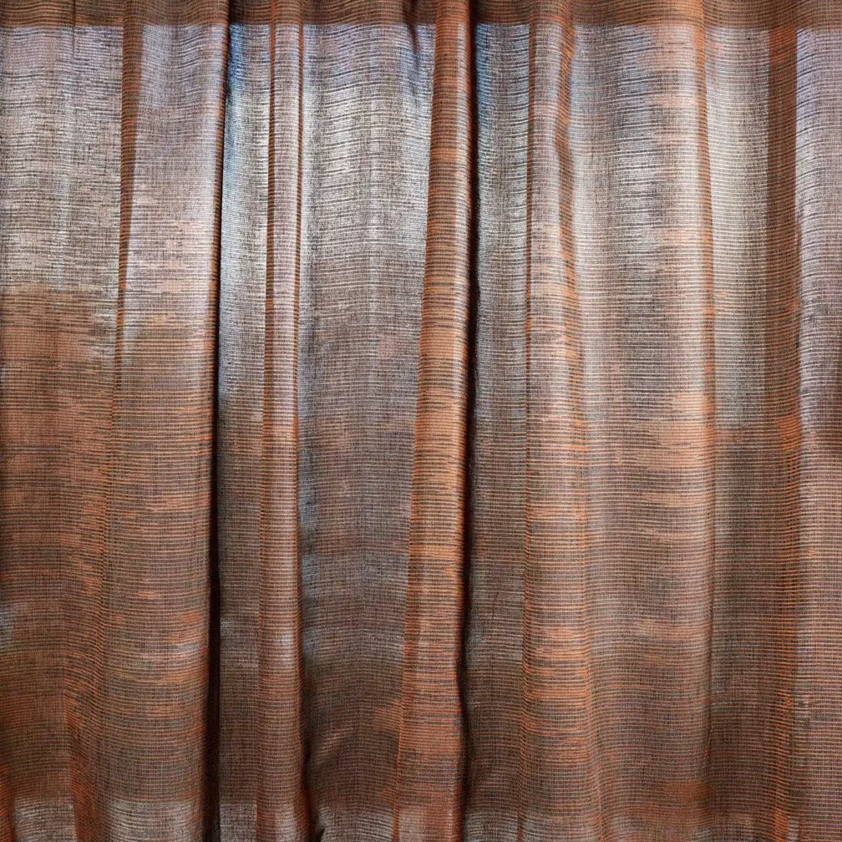 brown plain voile-sheer fabric from Harlequin