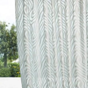 white contemporary voile-sheer fabric from Harlequin