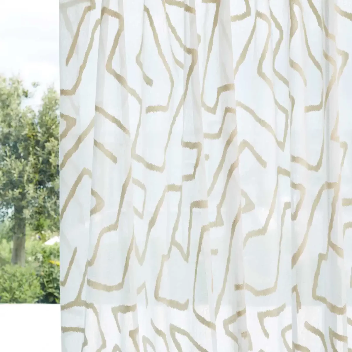 neutral misc voile-sheer fabric from Harlequin