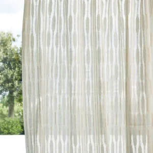 white botanical voile-sheer fabric from Harlequin