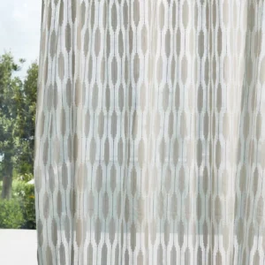 white botanical voile-sheer fabric from Harlequin