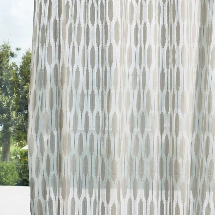 Alto Fabric - Chalk / Celestial swatch