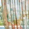 multicolour contemporary voile-sheer fabric from Harlequin