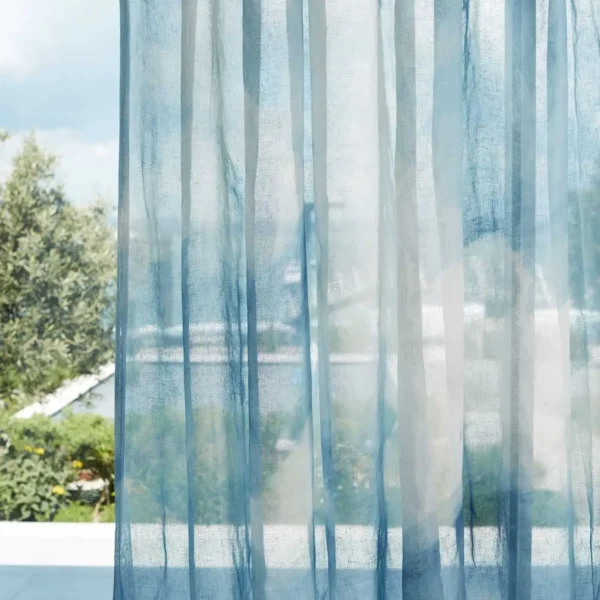 blue misc voile-sheer fabric from Harlequin