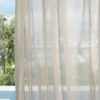 neutral plain voile-sheer fabric from Harlequin