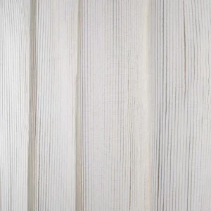 neutral striped voile-sheer fabric from Harlequin
