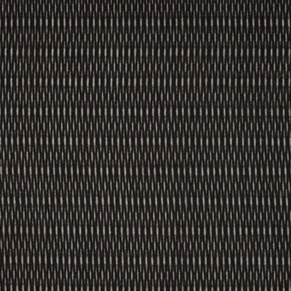 Lattice Fabric - Onyx / Neutral by black-grey striped voile-sheer fabric from Harlequin
