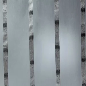 blue striped voile-sheer fabric from Harlequin