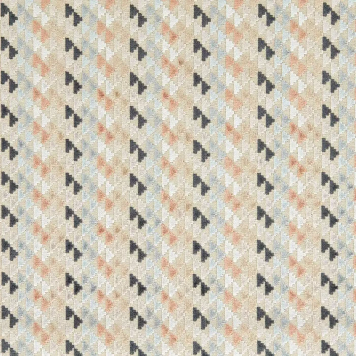 Vidi Fabric -  Sky / Slate / Taupe swatch