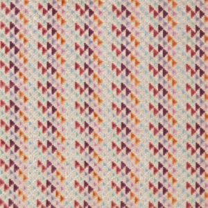 purple geometric velvet-chenille fabric from Harlequin