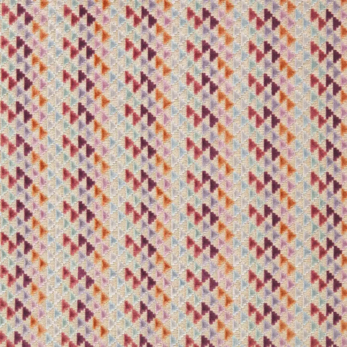 Vidi Fabric -  Lilac /  Aubergine / Cornflower – Lilac / Aubergine / Cornflower swatch
