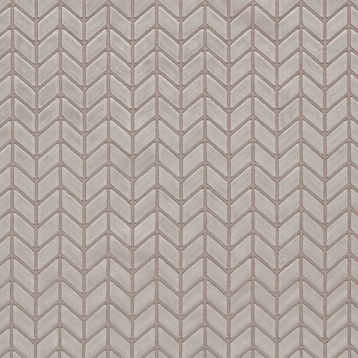 white geometric velvet-chenille fabric from Harlequin