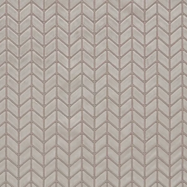 Perplex Fabric - Pearl by white geometric velvet-chenille fabric from Harlequin
