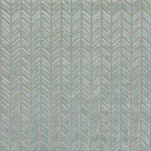 blue animal velvet-chenille fabric from Harlequin