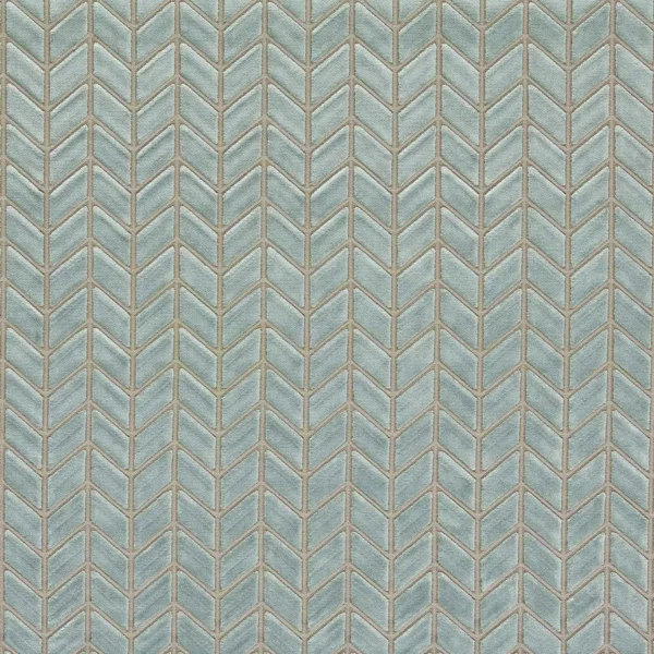 blue animal velvet-chenille fabric from Harlequin